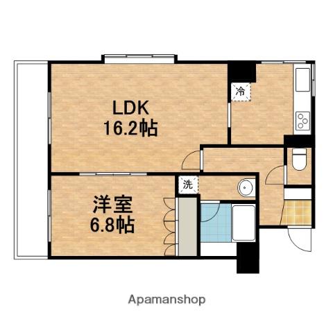 エリューディ船橋本町(1LDK/7階)の間取り写真