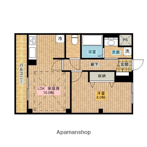 ロイヤルパレス市川 3階階 間取り