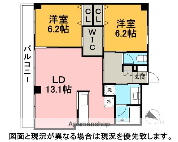 ライヴス行徳 4階階 間取り