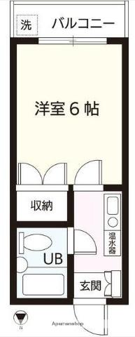 セント・メゾン小岩(1K/3階)の間取り写真