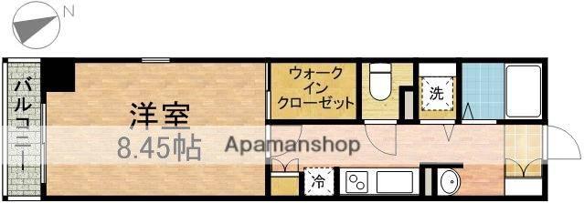 ラフィネ市川(1K/7階)の間取り写真
