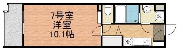 ミッツ・メロディア 5階階 間取り