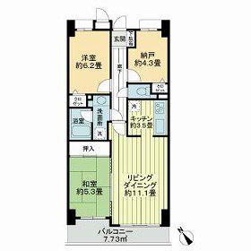 ライオンズステーションプラザ西船橋 11階階 間取り