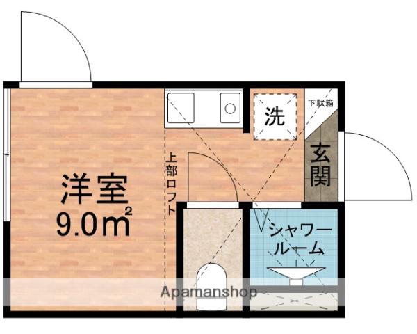 スマイラス新小岩(ワンルーム/1階)の間取り写真