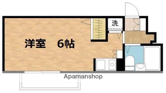 ジュネス市川(ワンルーム/3階)の間取り写真