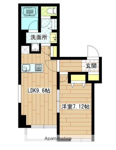 セレクトーン(1LDK/4階)の間取り写真