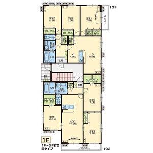 メゾン・ド・サムディ(3LDK/1階)の間取り写真