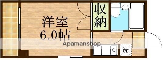 市川レジデンス(ワンルーム/2階)の間取り写真