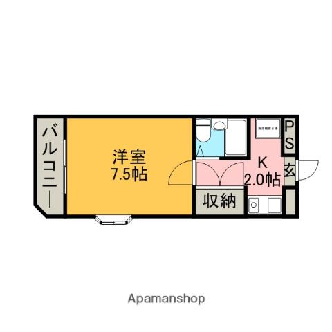 メゾン花野菜 3階階 間取り