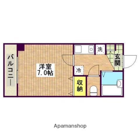 フィリオMY(1K/3階)の間取り写真