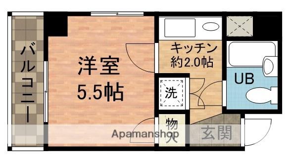 DRホームズ行徳(1K/2階)の間取り写真
