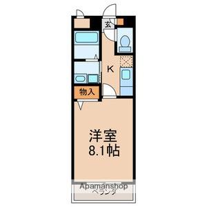スターライトパレス3(1K/2階)の間取り写真