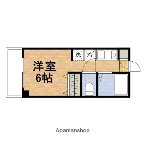 ルピナス船橋(ワンルーム/3階)の間取り写真