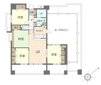 グランリーブル 5階階 間取り