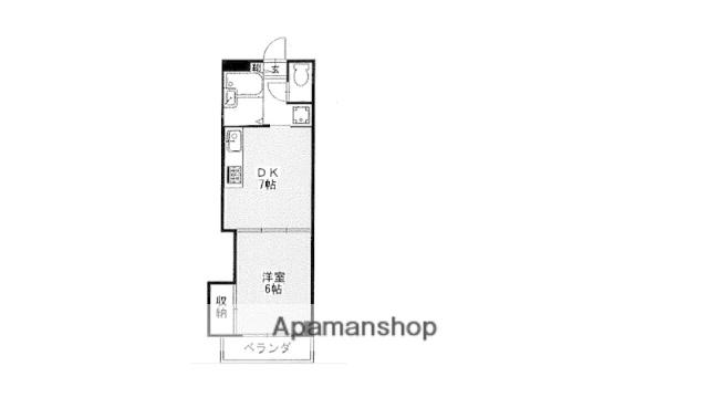 シテラピーヌ南行徳(1DK/3階)の間取り写真