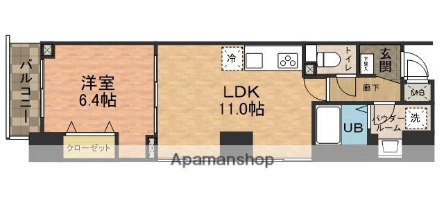 グリシーヌ(1LDK/7階)の間取り写真