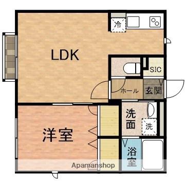 タロエイト2(1LDK/2階)の間取り写真