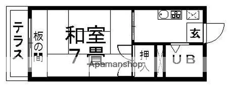 メゾン・タカツ 2階階 間取り