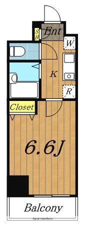 S-FORT船橋ROOTS(1K/3階)の間取り写真