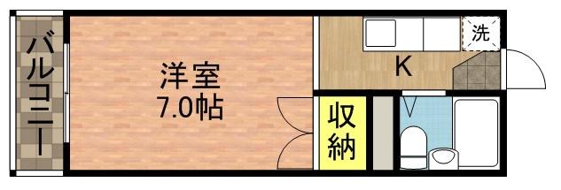 メゾン・タカツ 2階階 間取り
