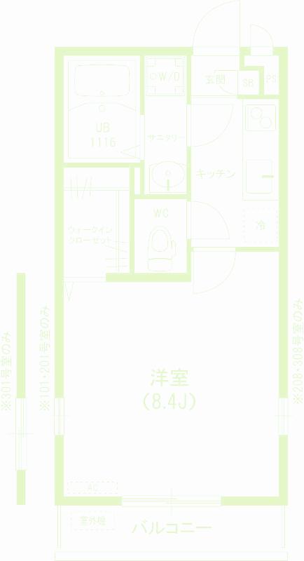 リブリ・ルキア 1階階 間取り