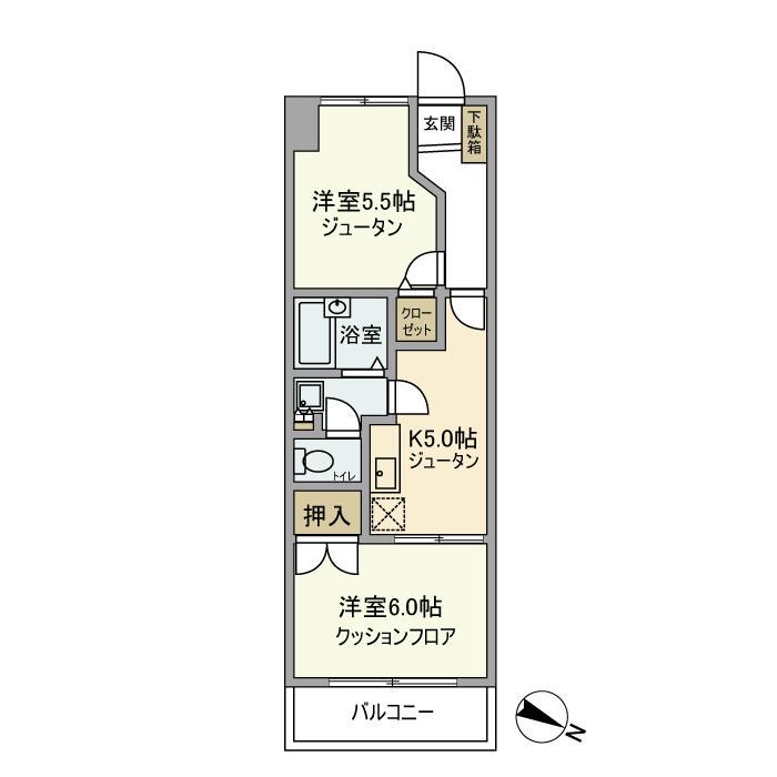 北習志野セントラルガーデン 2階階 間取り