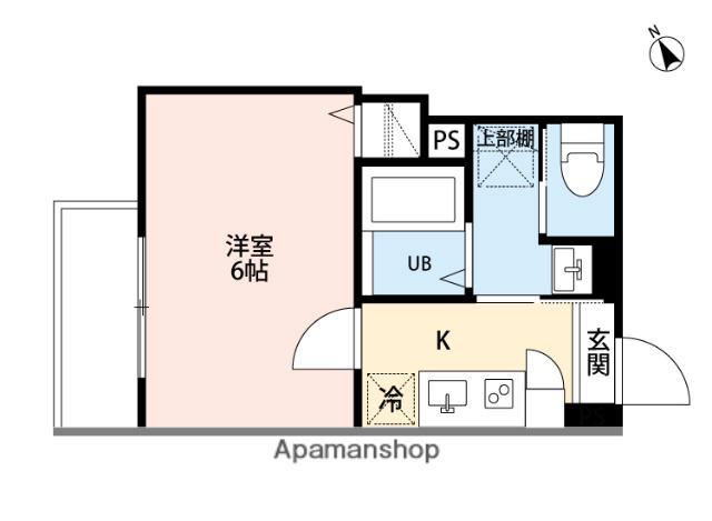 アーバンレジデンス NII(1K/1階)の間取り写真