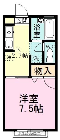ヒルサイド三山 2階階 間取り