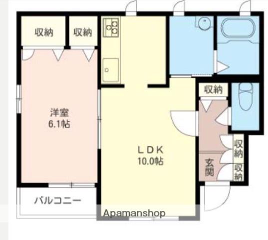 セントラルアベニュー 1階階 間取り