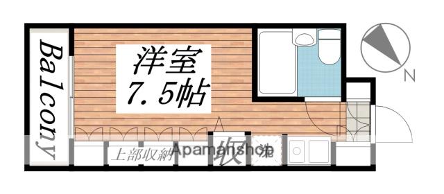 鎌ヶ谷ハイツ(ワンルーム/2階)の間取り写真