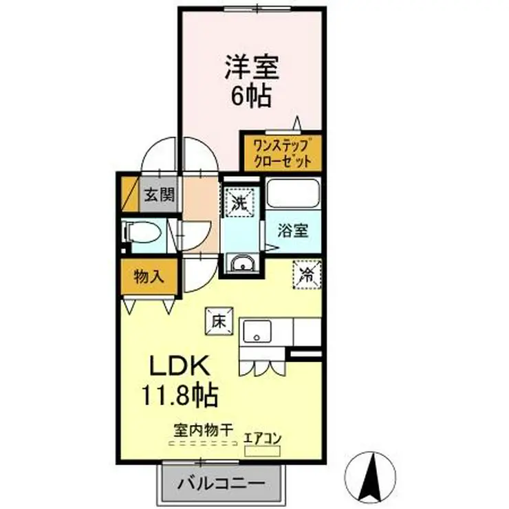 ルミエール参番館 1階階 間取り