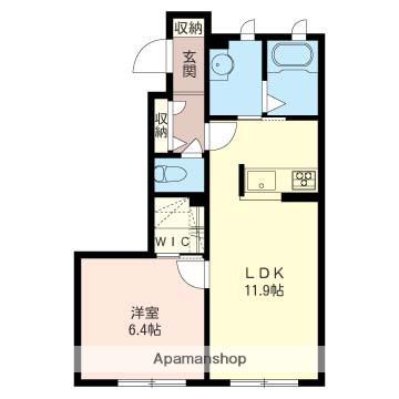 MAST LIFE 新鎌ヶ谷Ⅲ(1LDK/1階)の間取り写真