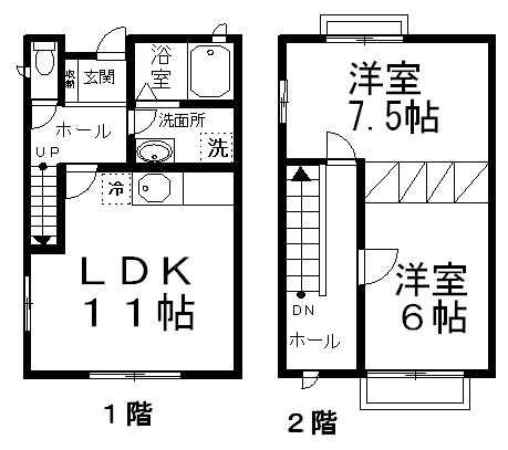 クリエイティブアベニュー(2LDK)の間取り写真