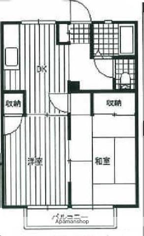 ベルメゾンB 2階階 間取り