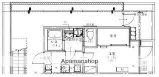 KEIAI RESIDENCE 北習志野Ⅲ(1K/1階)の間取り写真