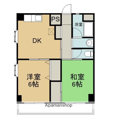 東海マンション 2階階 間取り