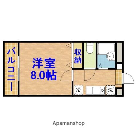 キャトルセゾン 2階階 間取り