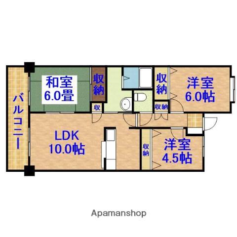 ユーフォニー市原 2階階 間取り