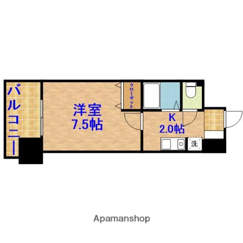 GRASSSQUARE六番館 8階階 間取り
