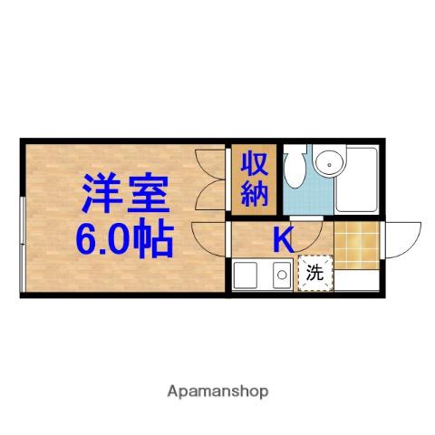 ハイムセリーナ(1K/1階)の間取り写真