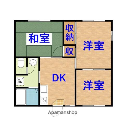 メゾンマツダ(3DK/1階)の間取り写真