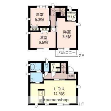 内房線 五井駅 バス乗車時間：8分 東国分寺台バス停で下車 徒歩3分 2階建 築17年(3LDK)の間取り写真