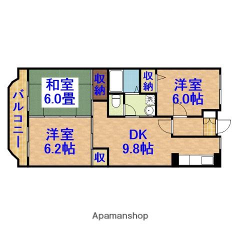 アヴニール梨の樹 2階階 間取り