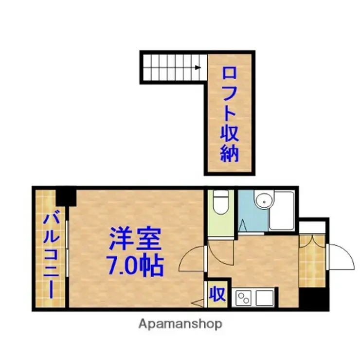 柾木マンションウエスト 6階階 間取り