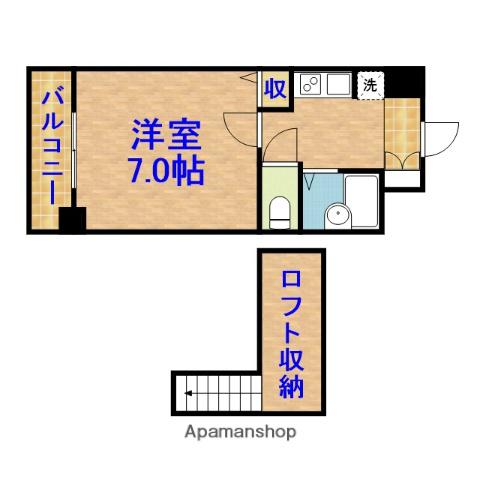 柾木マンションウエスト 5階階 間取り