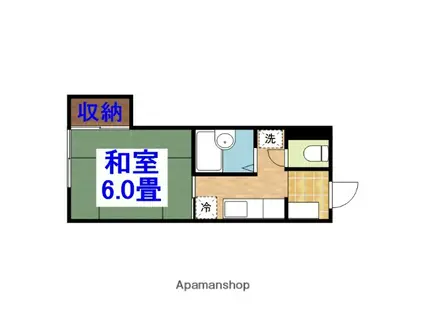 メゾン姉崎(1K/1階)の間取り写真
