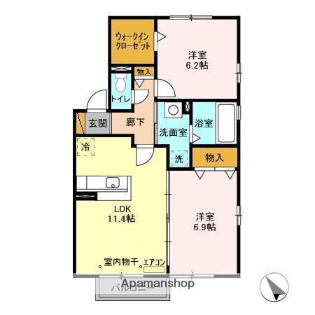 バニュルス2 2階階 間取り