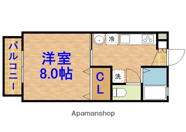 サンヴェール下永吉(1K/1階)の間取り写真