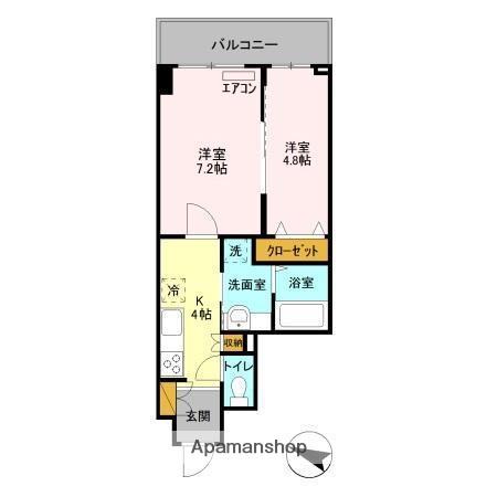 アーバンシャトー千葉 2階階 間取り