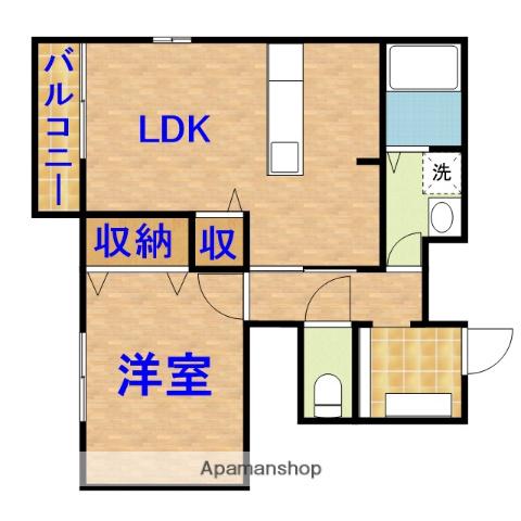 リリーコート 1階階 間取り